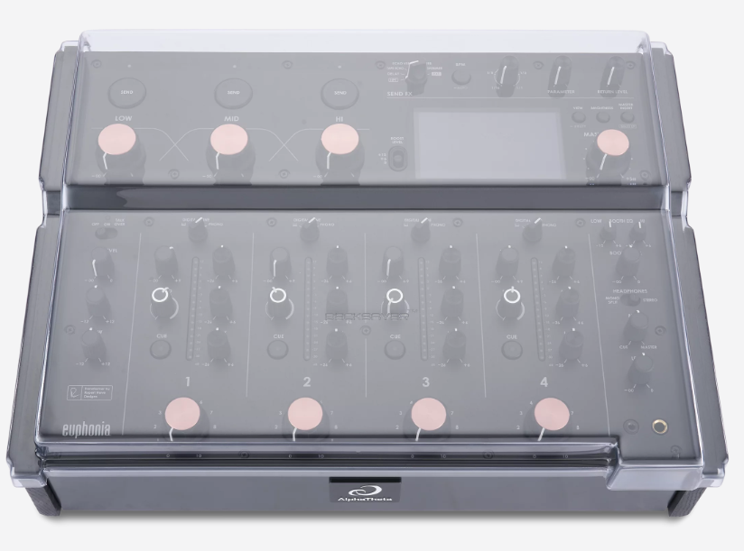 Decksaver DS-PC-EUPHONIA - Decksaver AlphaTheta euphonia Cover (Soft-Fit)