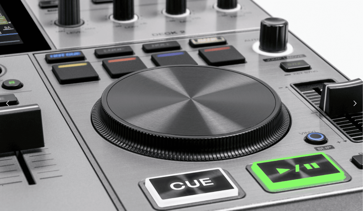 Denon DJ Prime GO+ - Rechargeable Battery-powered, Standalone DJ System with Wi-Fi Streaming.