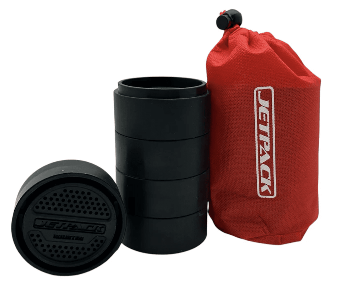 JetPack Booster - 12 Stackable Tick Rubber Pieces.