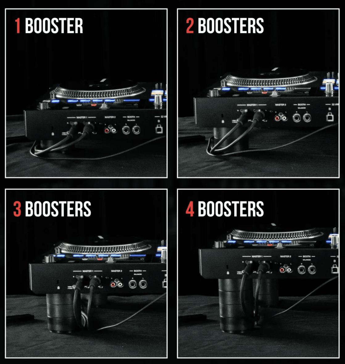 JetPack Booster - 12 Stackable Tick Rubber Pieces.