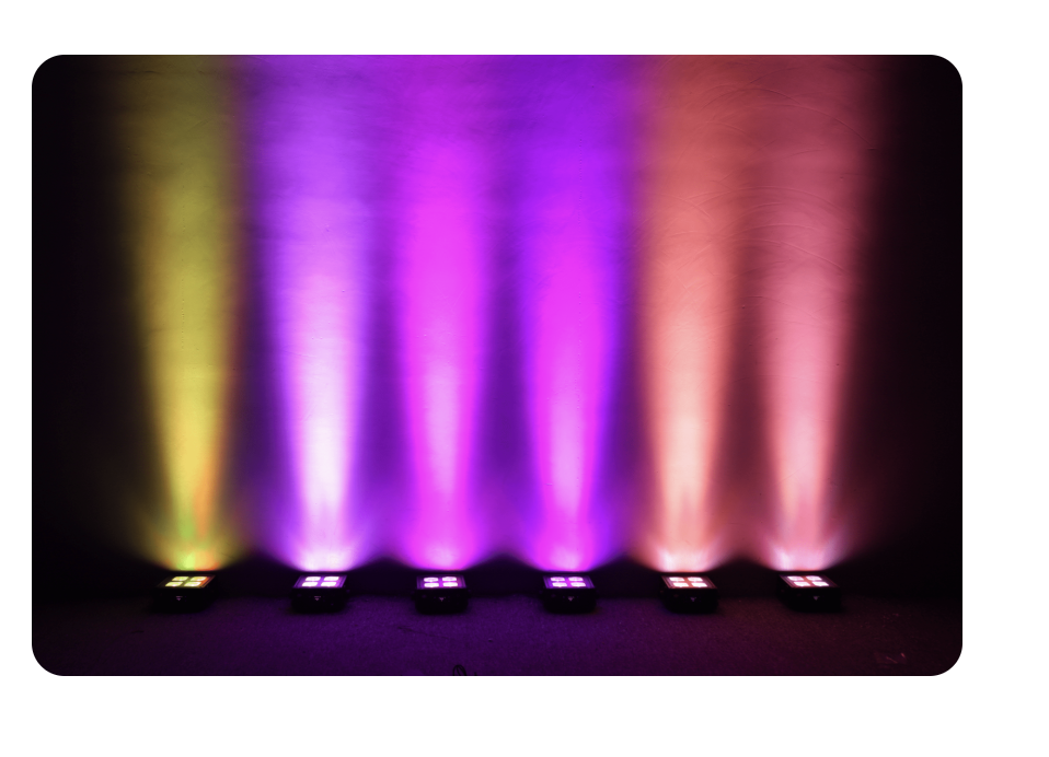 JMAZ MAD PAR 4IP - 60W RGBWA+UV LED Battery Powered Outdoor Uplight