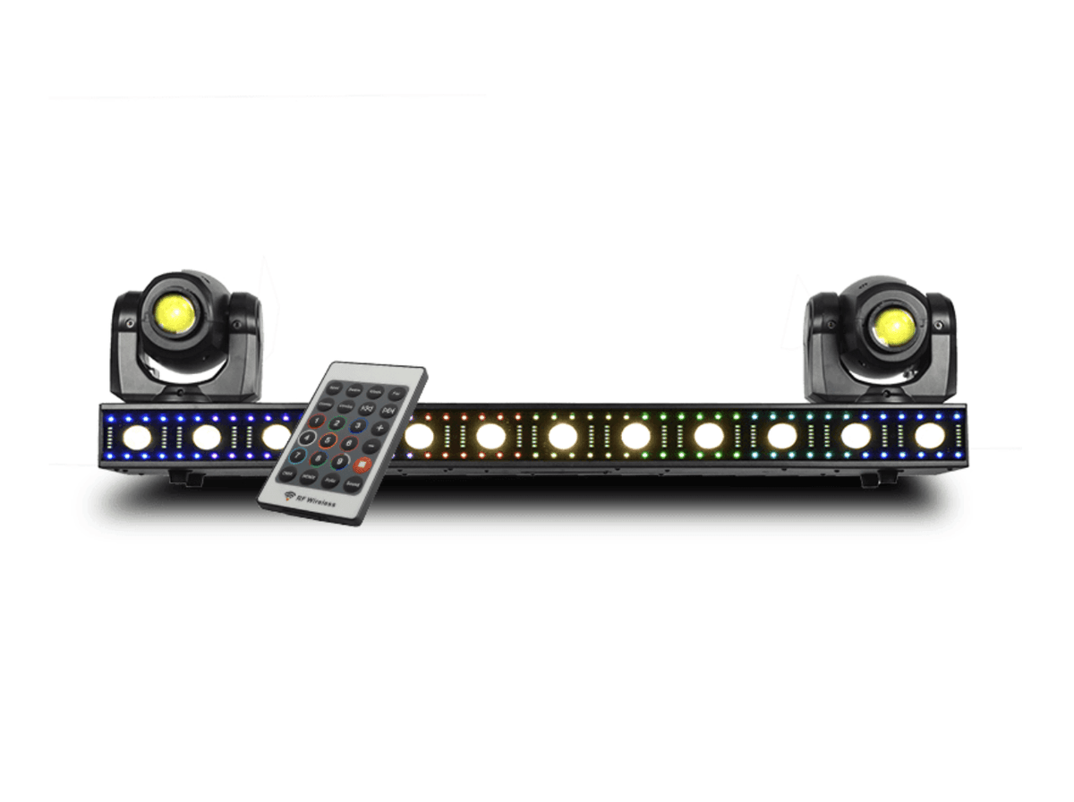 JMAZ VERSA FLEX BAR - 210W LED Beam Moving Heads Plus FX Bar.