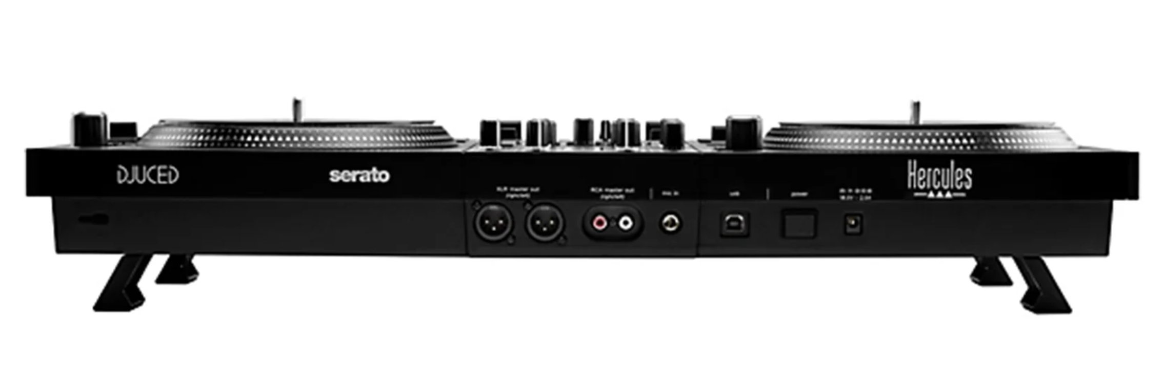 Hercules DJ Control Inpulse T7 - 2-Channel DJ Controller for Serato & Djuced with 7" spinning platters