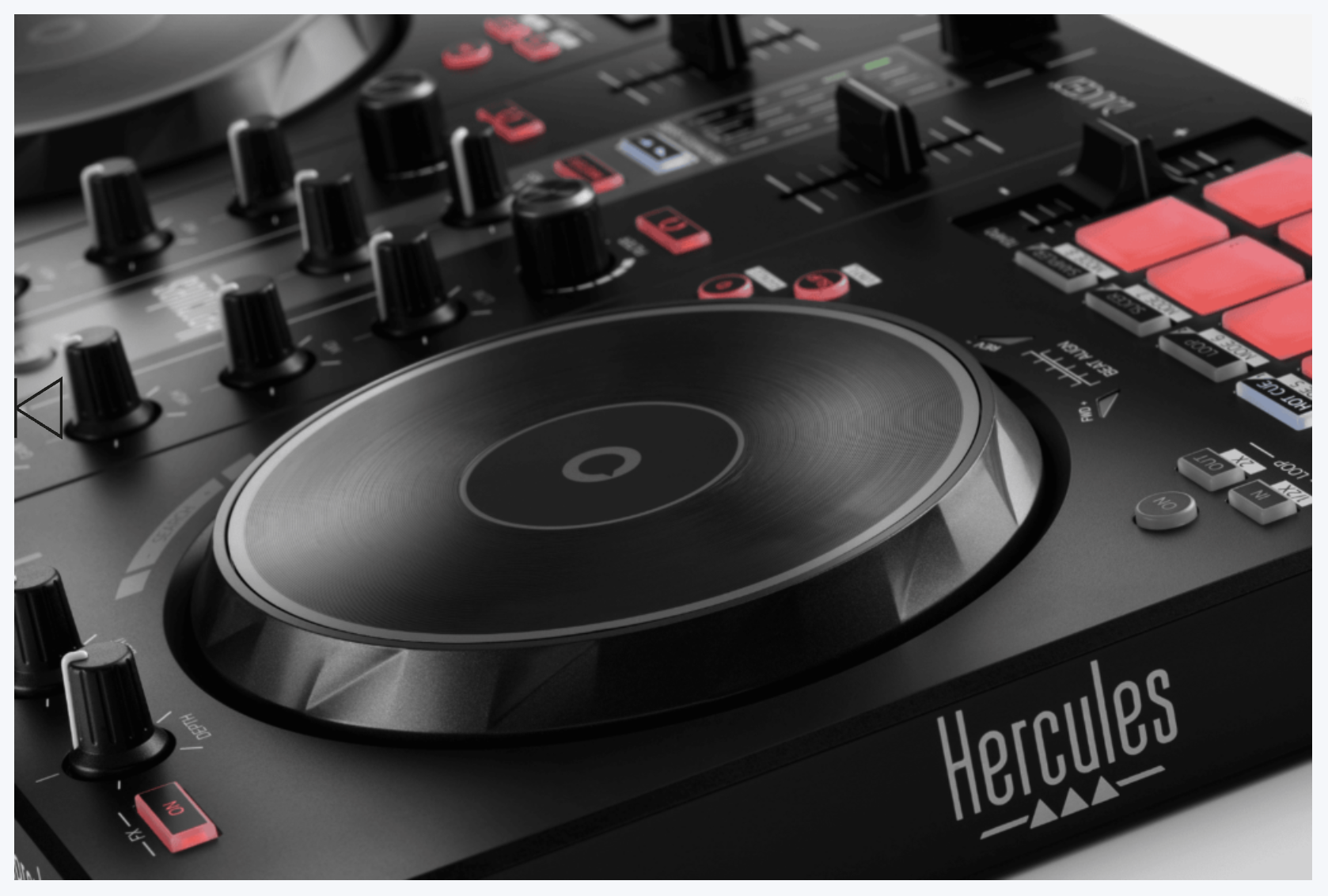 Hercules DJ Control Inpulse 300 MK2 - 2-Channel DJ Controller for Serato & Djuced with Built-in-light Guides for Learning DJs
