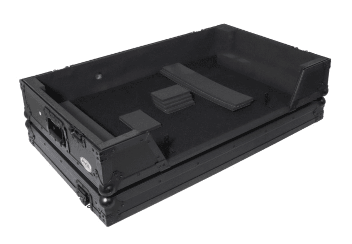 ProX XS-XDJAZ WBL - ATA Flight Case For AlphaTheta XDJ-AZ DJ Controller with 1U Rack Space and Wheels - Black.
