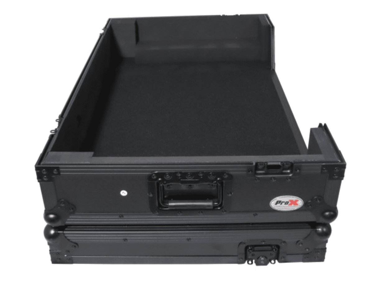 ProX XS-XDJAZ WBL - ATA Flight Case For AlphaTheta XDJ-AZ DJ Controller with 1U Rack Space and Wheels - Black.