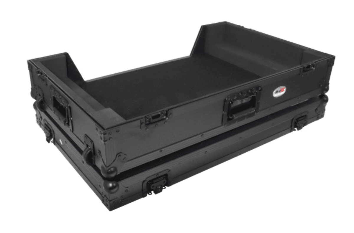ProX XS-XDJAZ WBL - ATA Flight Case For AlphaTheta XDJ-AZ DJ Controller with 1U Rack Space and Wheels - Black.