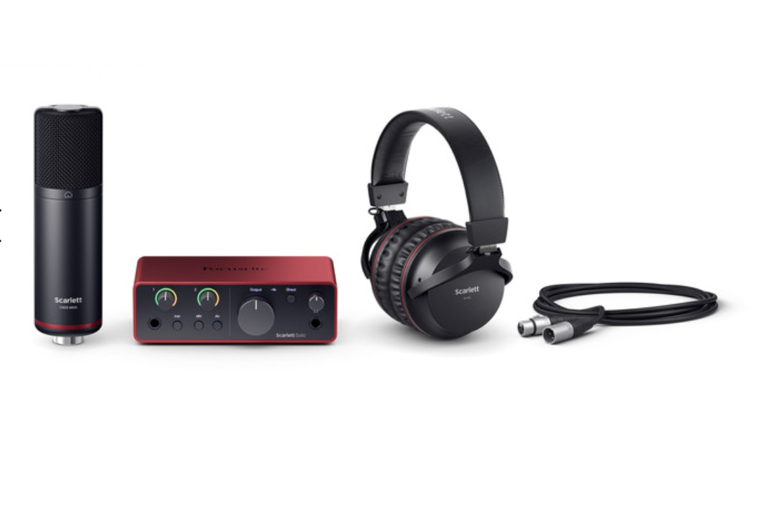 Focusrite Scarlett Solo Studio (4th Generation) - The Complete Songwriter's Studio