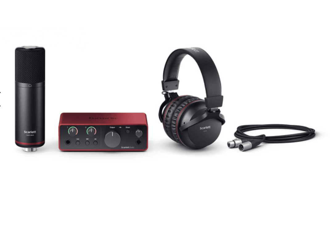 Focusrite Scarlett Solo Studio (4th Generation) - The Complete Songwriter's Studio.