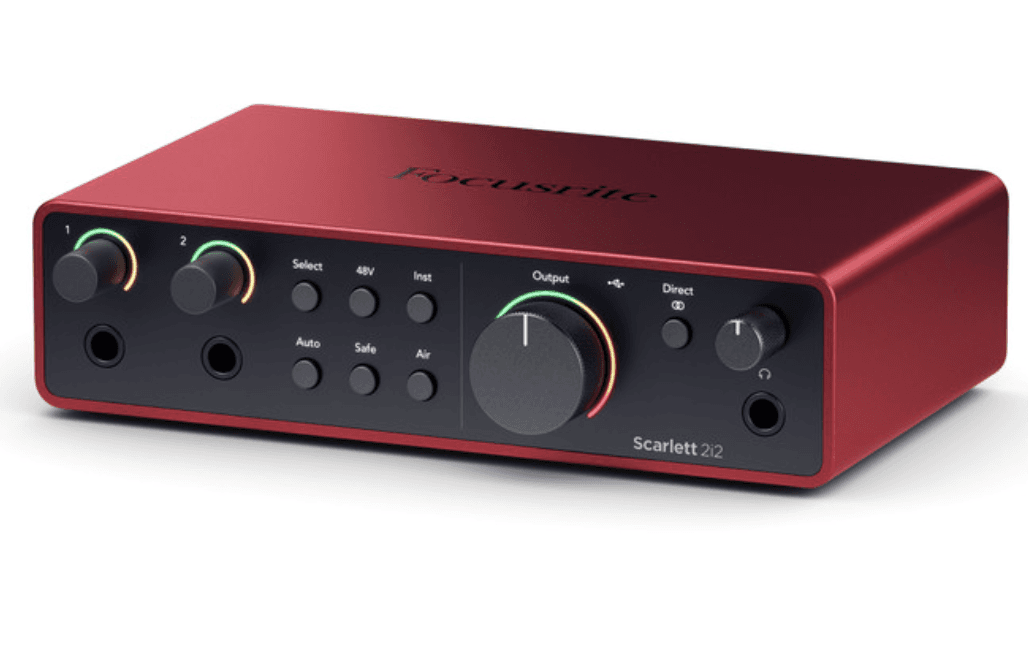 Focusrite Scarlett Scarlett 2i2 (4th Generation) - The Artist's 2-in, 2-out Interface.