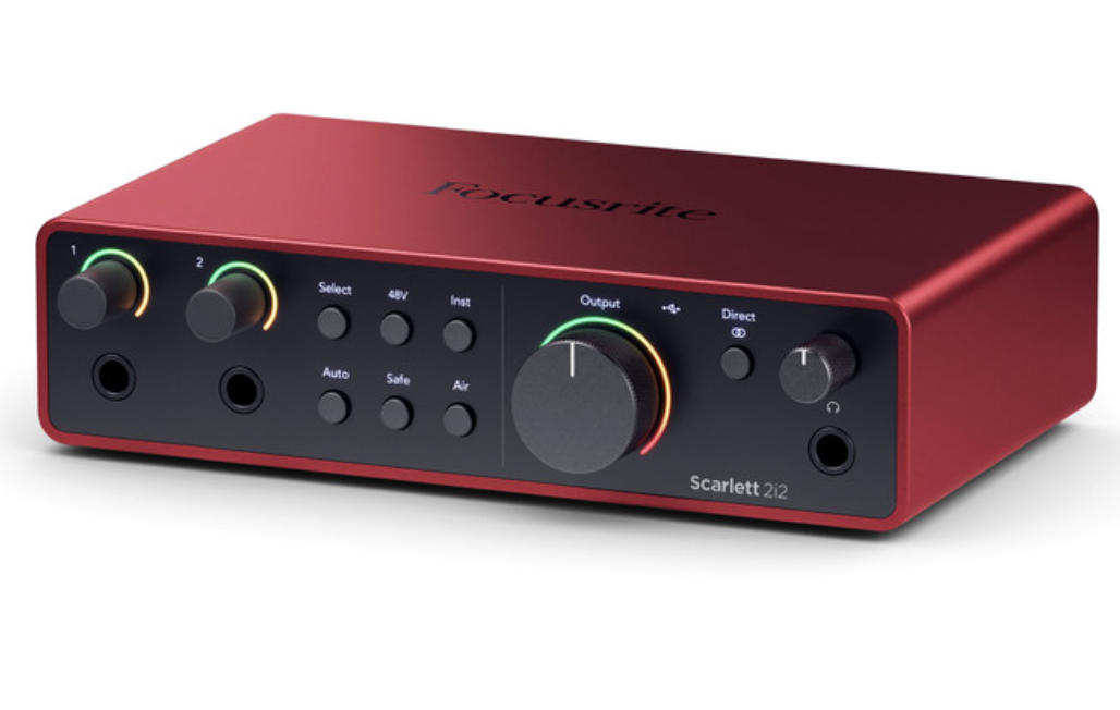 Focusrite Scarlett Scarlett 2i2 (4th Generation) - The Artist's 2-in, 2-out Interface