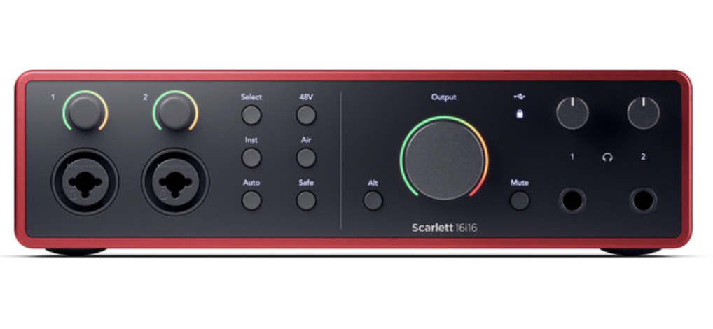 Focusrite Scarlett Scarlett 16i16 (4th Generation) - The Artist's and Producer's 16-in, 16-out Interface