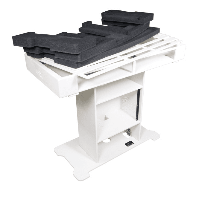 ProX XZF-DJXLCTW CASE - DJ Control Tower with 2 Flight cases (White).