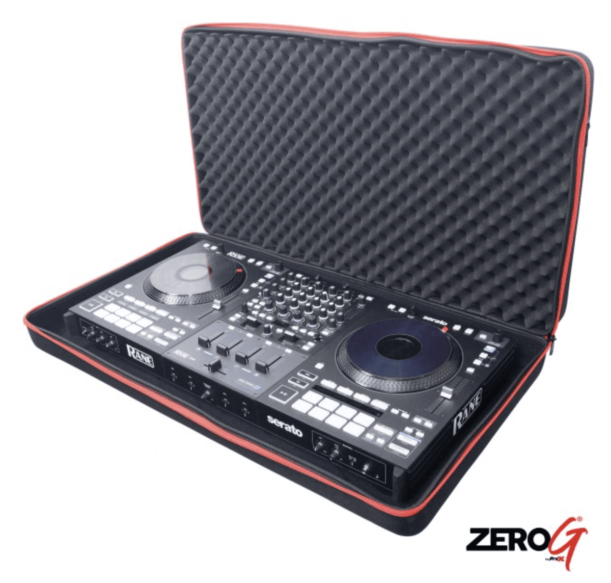 ProX XB-DJCXL - ZeroG Ultra Lightweight Hard Shell DJ Controller Shoulder Strap Bag for Rane FOUR, Performer, Pioneer XDJ-XZ DDJ-SZ2 - X Large.
