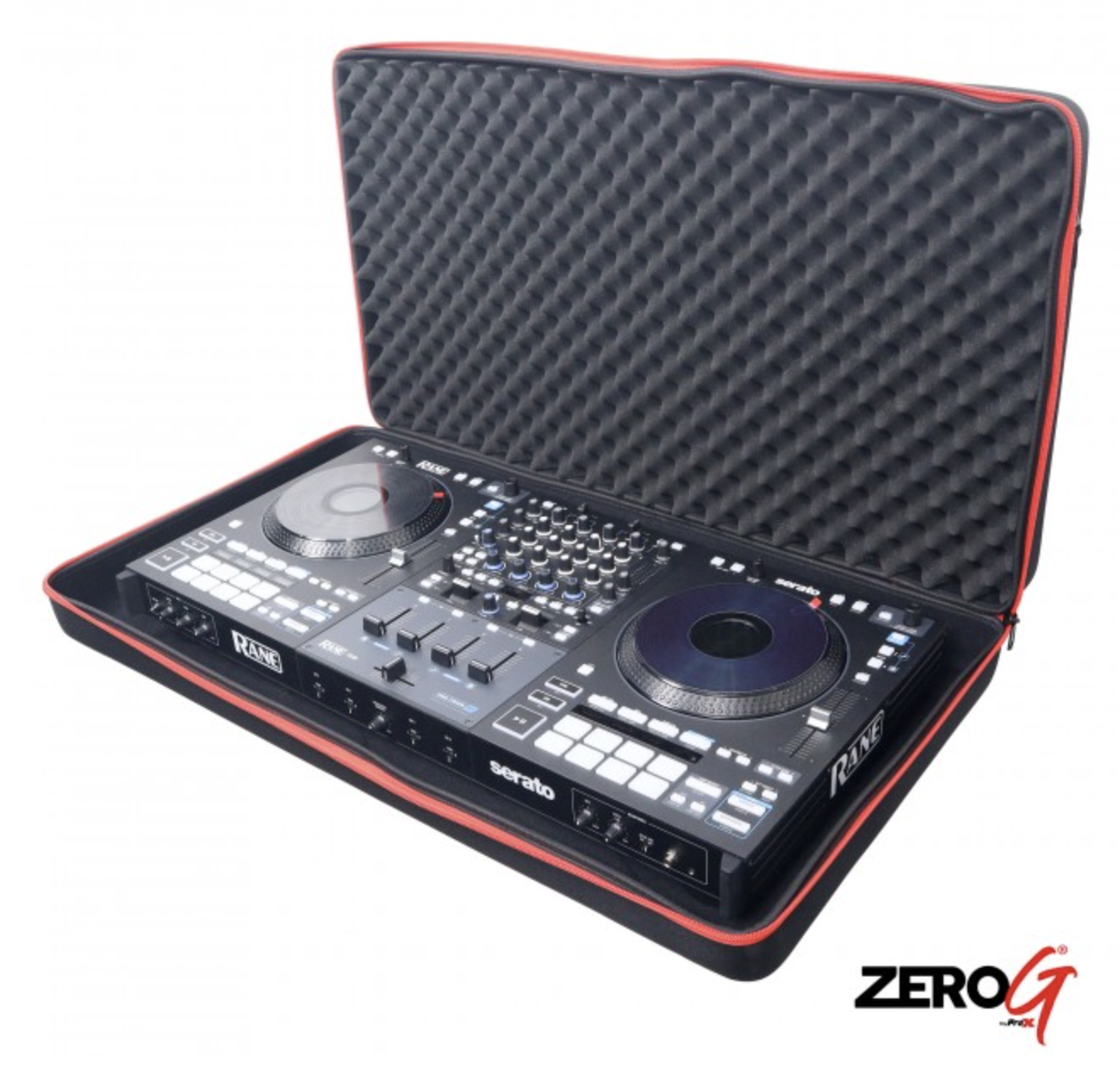 ProX XB-DJCXL - ZeroG Ultra Lightweight Hard Shell DJ Controller Shoulder Strap Bag for Rane FOUR, Performer, Pioneer XDJ-XZ DDJ-SZ2 - X Large