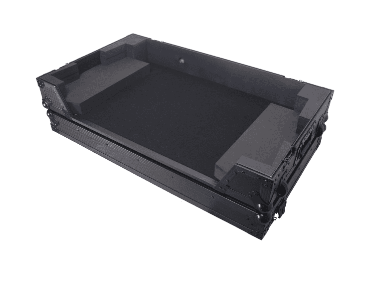 ProX XS-OPUSQUADWBL - ATA Flight Style Road Case For Pioneer OPUS-QUAD DJ Controller with 1U Rack Space and Wheels - Black Finish.