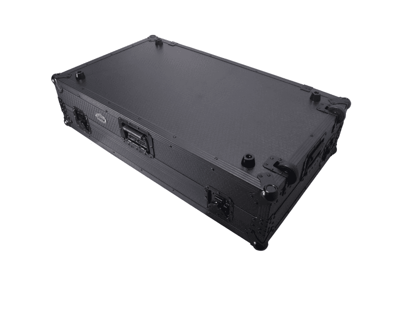 ProX XS-OPUSQUADWBL - ATA Flight Style Road Case For Pioneer OPUS-QUAD DJ Controller with 1U Rack Space and Wheels - Black Finish.