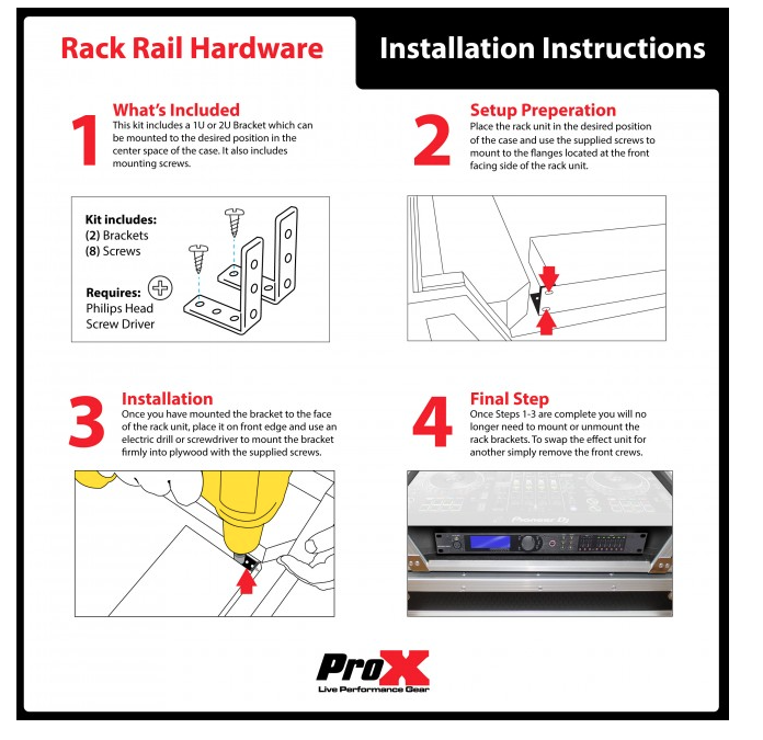 ProX XS-RANEONEWLTBL - Flight Case For RANE ONE DJ Controller W-Sliding Laptop Shelf & Wheels| Black on Black