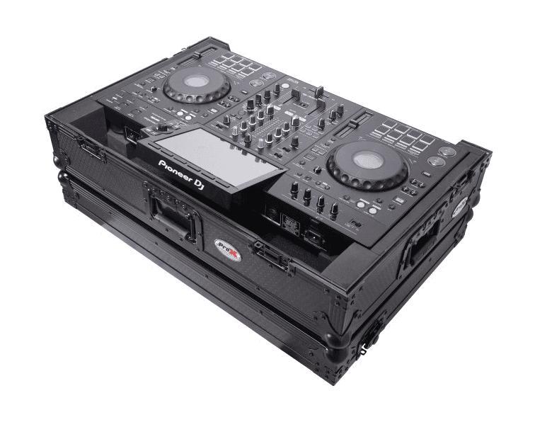 ProX XS-XDJRX3WBL - ATA Flight Case ATA Flight Case For Pioneer XDJ-RX3 DDJ-REV5 DJ Controller with 1U Rack Space and Wheels - Black.