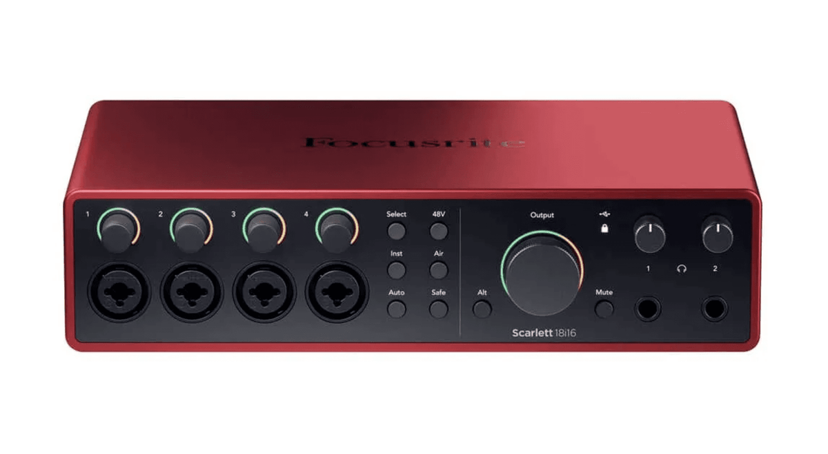 Focusrite Scarlett 18i16 (4th Generation) - USB-C Audio Interface.
