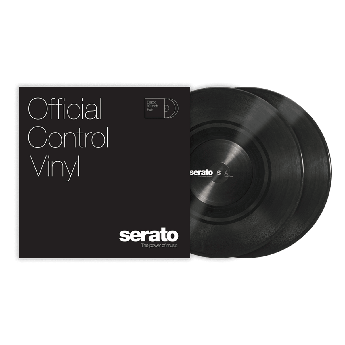 Serato 10'' Performance Series Vinyl - (Pair, Black) .