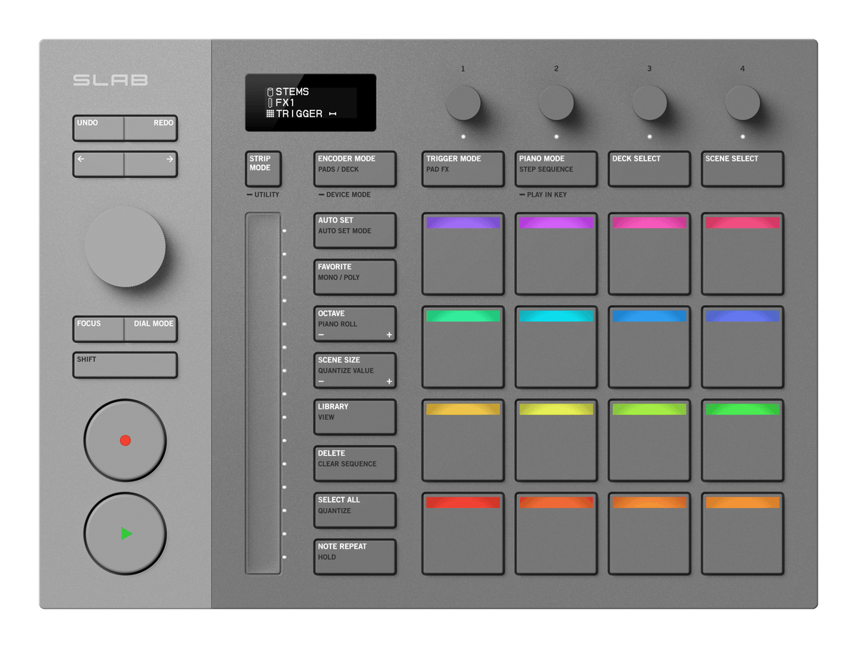 AlphaTheta SLAB - Music Production Controller optimized for Serato Studio - Open Box.