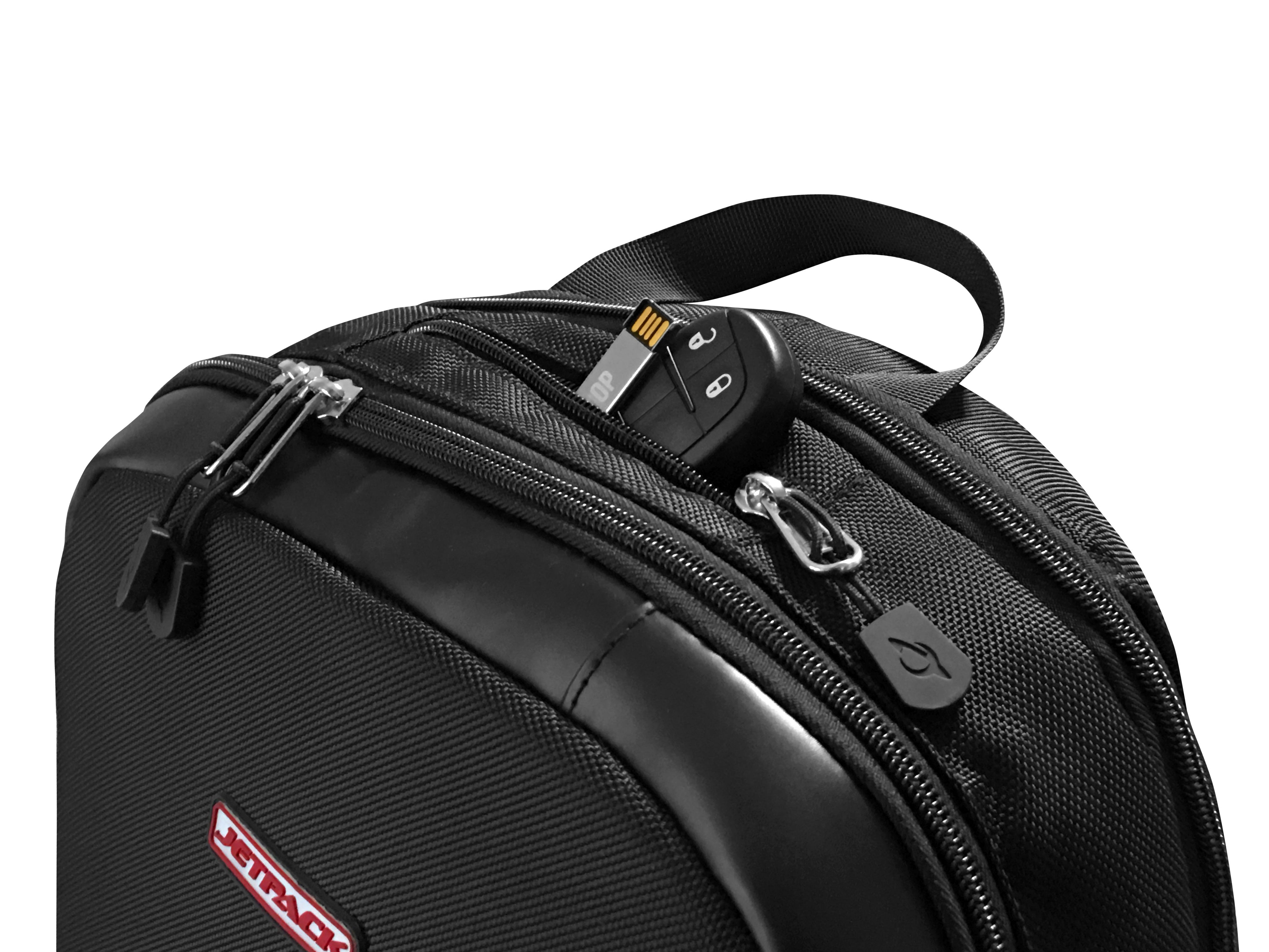 JetPack Slim - Compact Design DJ Backpack (Black)