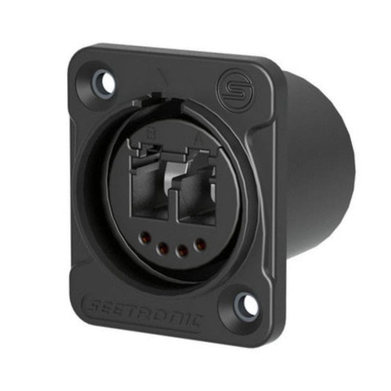 ProX Seetronic Dual-Channel Fiber Socket with Automatic Sealing Shutter (IP65 Rated)