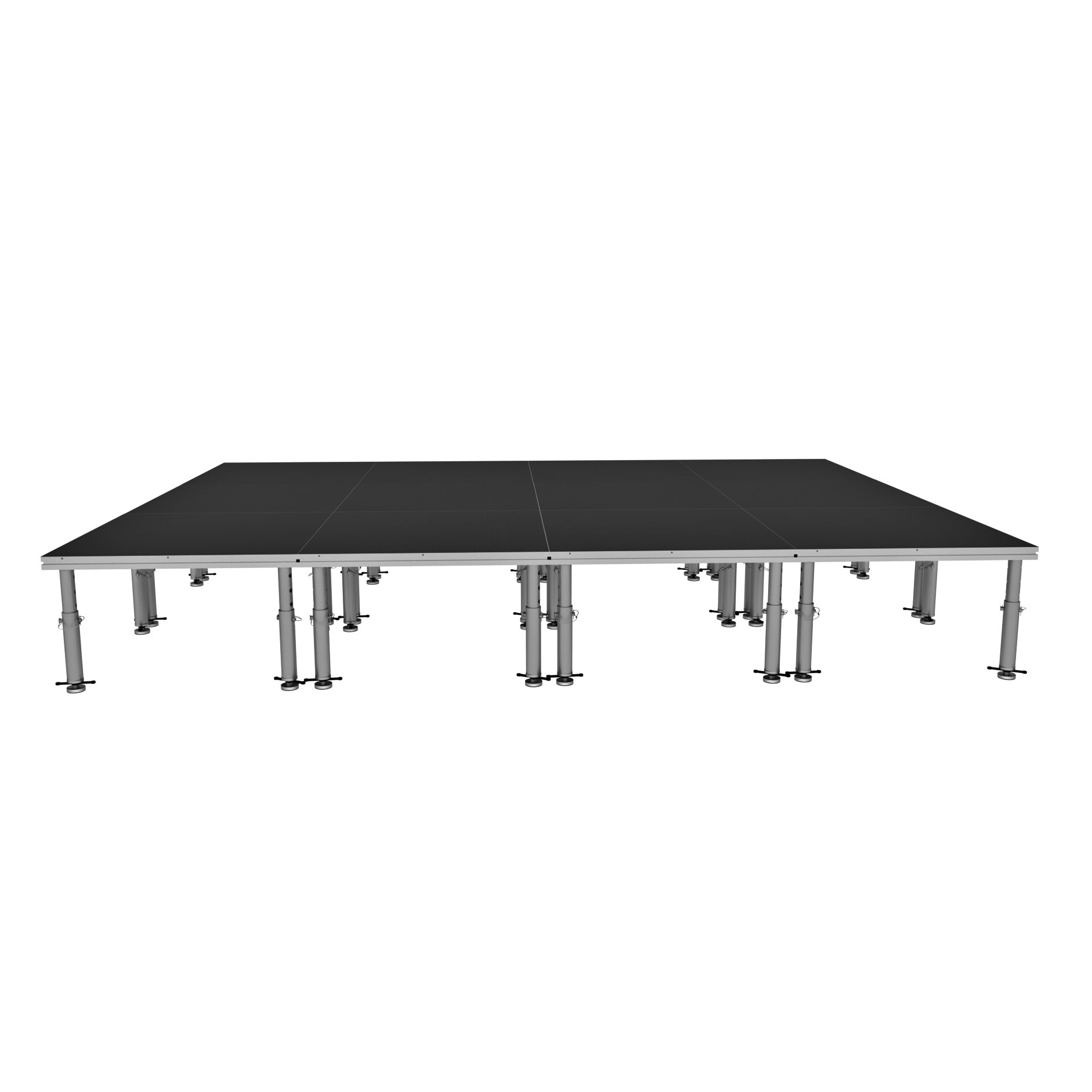 ProX StageOne 12 ft x 16 ft 4x4 Package 12 Decks w/ 16–22 inch Adjustable Legs