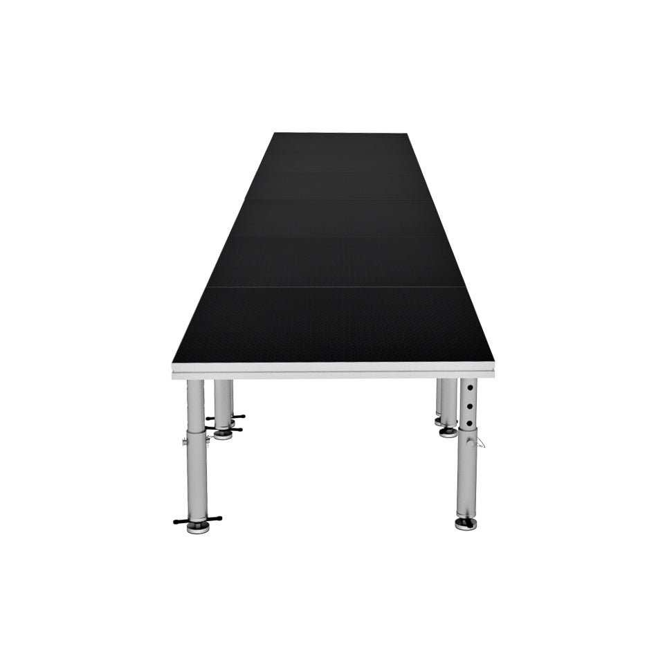 ProX StageOne 24 ft x 4 ft / 4x4 Package – 6 Decks w/ 16–22 inch Adjustable Legs