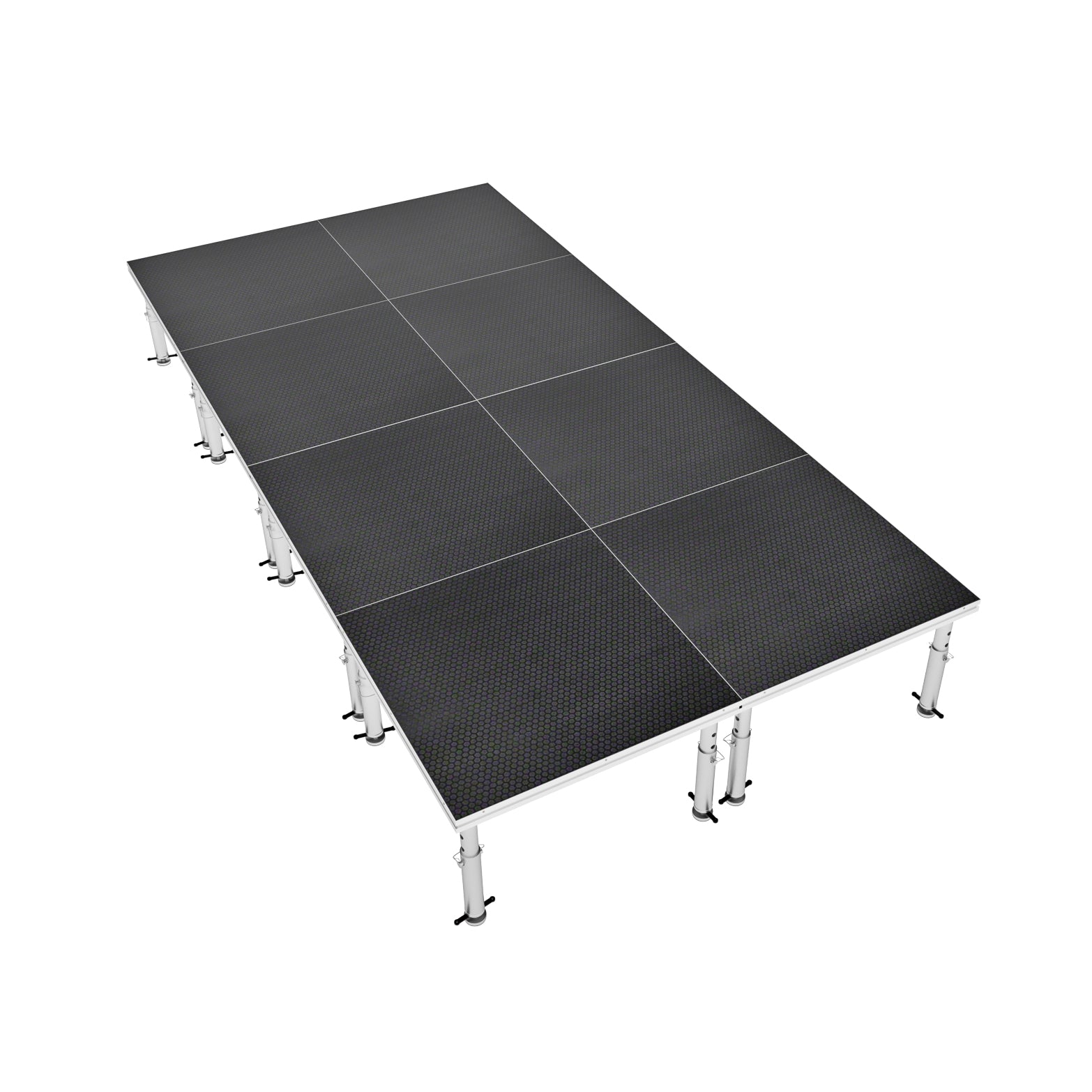 ProX StageOne 8 ft x 16 ft 4x4 Package 8 Decks w/ 16–22 inch Adjustable Legs