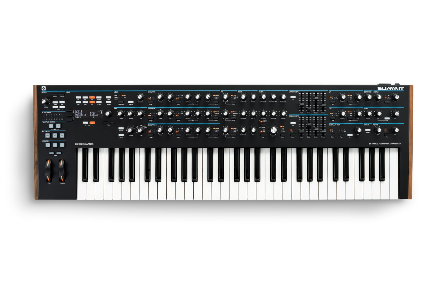 Novation Summit - Flagship Two-Part 16-Voice 61-Key Polyphonic Synthesizer