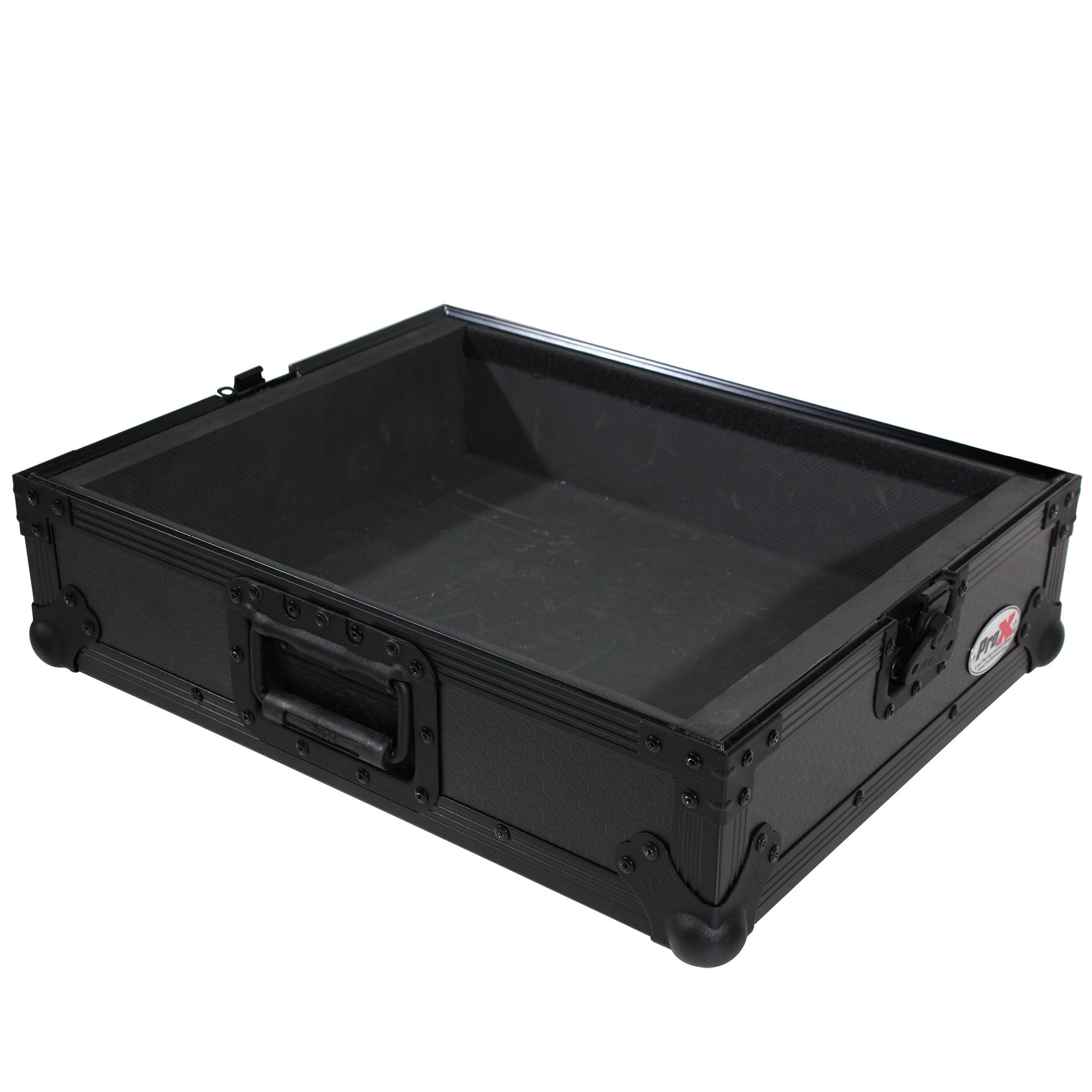 ProX T-TTBL - Flight Case for Turntable - Universal W-Foam Kit | Black on Black