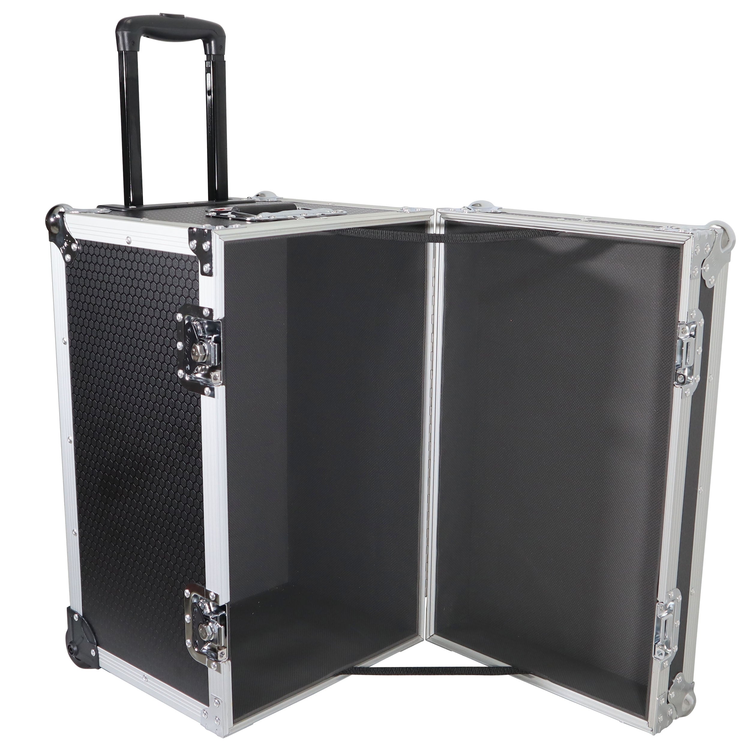ProX T-UTIHWMK2 - Rolling Utility Case W/ Retractable Handle and Low-Profile Recessed Wheels 17x24.5x15" Exterior For Cabales/100 LP Vinyl Records