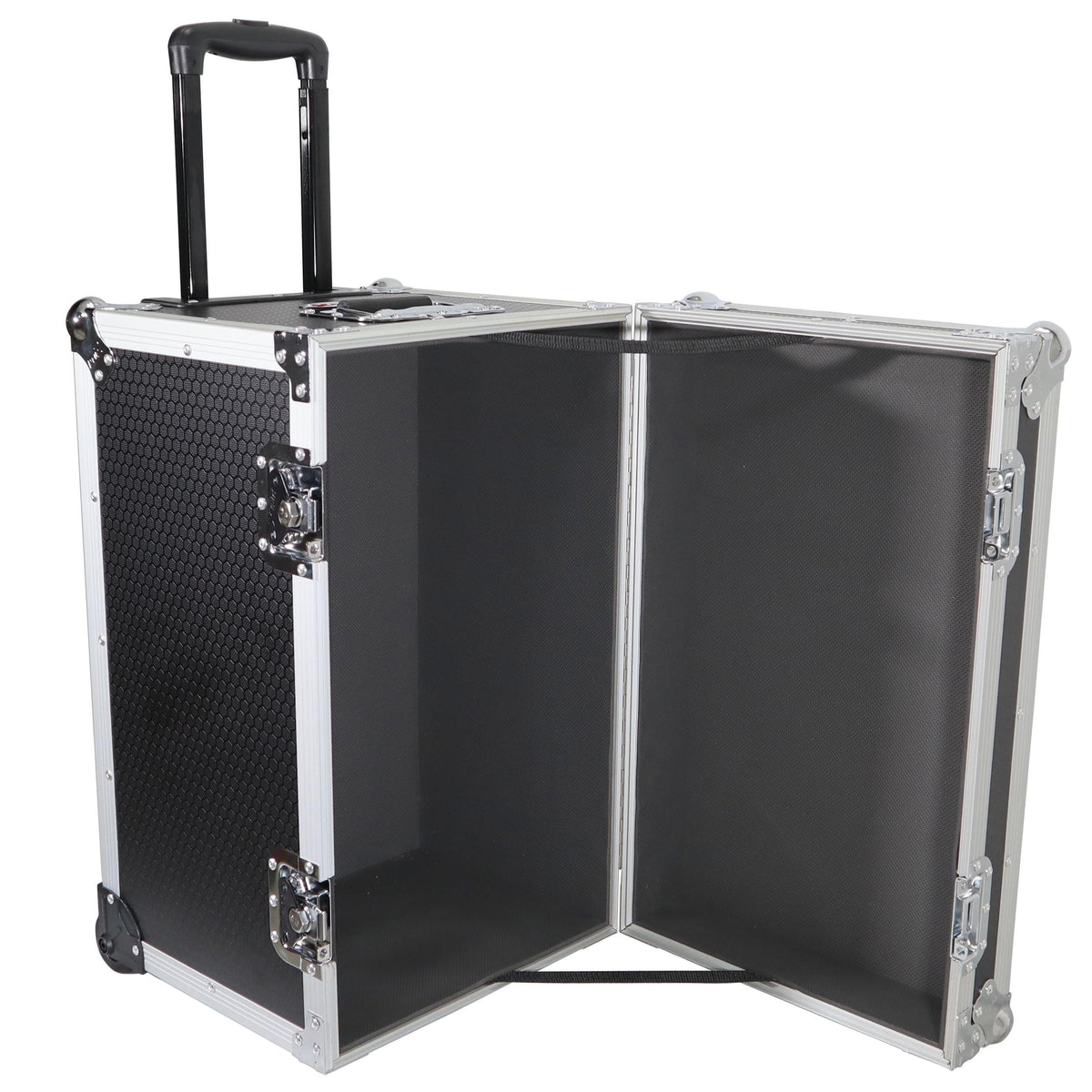 ProX T-UTIHWMK2 - Rolling Utility Case W/ Retractable Handle and Low-Profile Recessed Wheels 17x24.5x15" Exterior For Cabales/100 LP Vinyl Records.