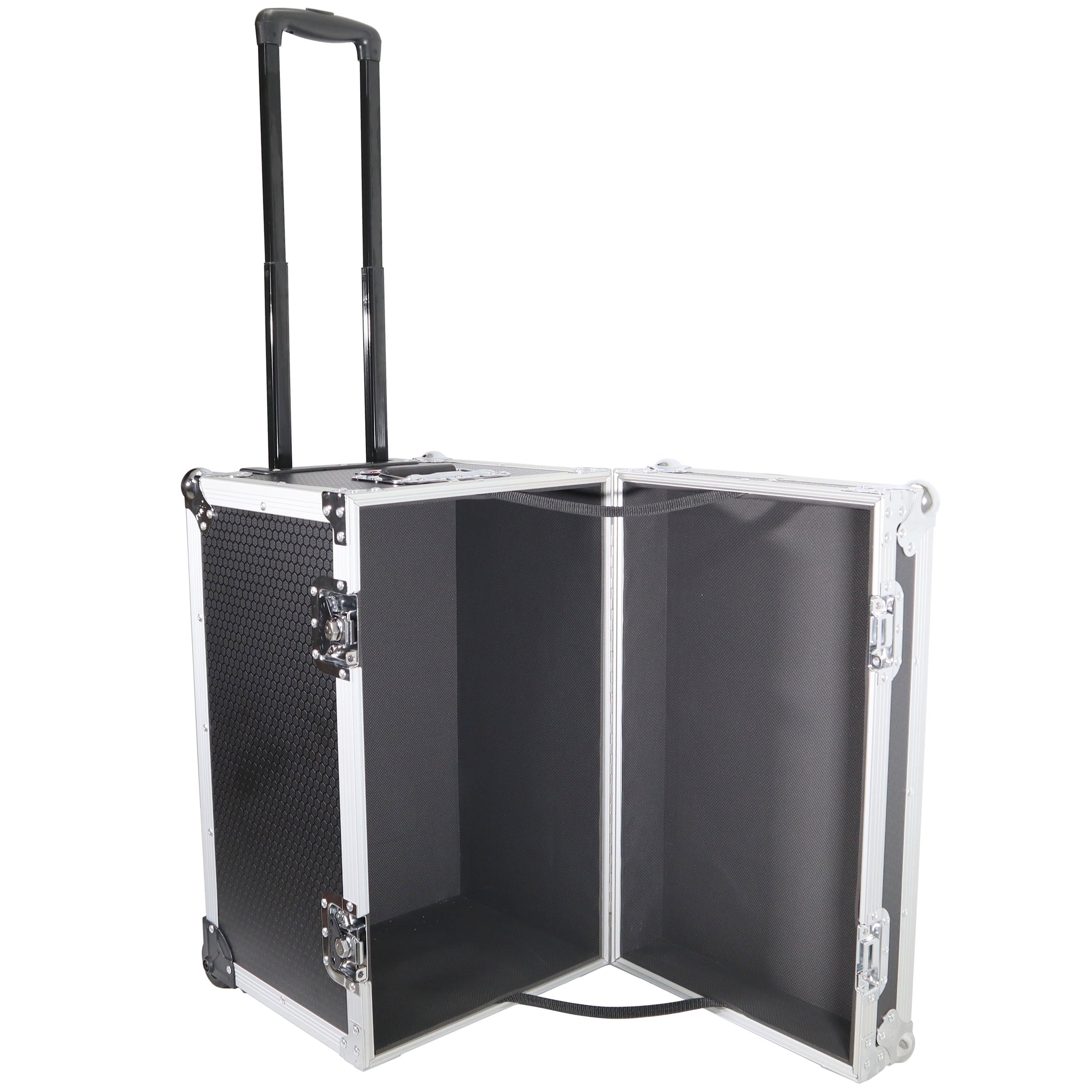 ProX T-UTIHWMK2 - Rolling Utility Case W/ Retractable Handle and Low-Profile Recessed Wheels 17x24.5x15" Exterior For Cabales/100 LP Vinyl Records