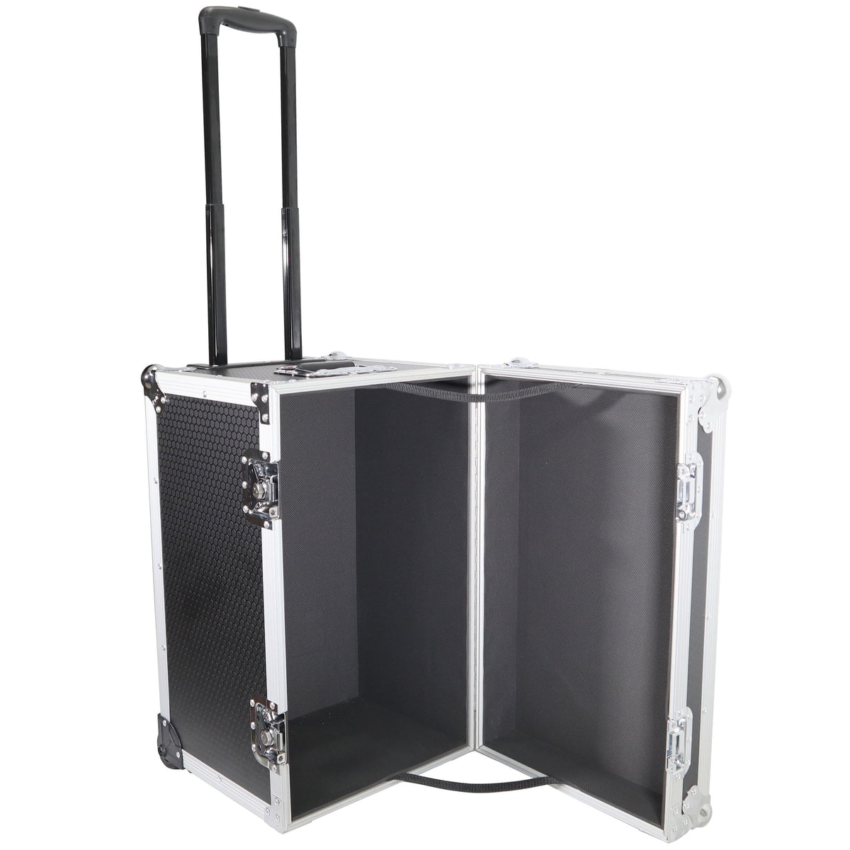 ProX T-UTIHWMK2 - Rolling Utility Case W/ Retractable Handle and Low-Profile Recessed Wheels 17x24.5x15" Exterior For Cabales/100 LP Vinyl Records.