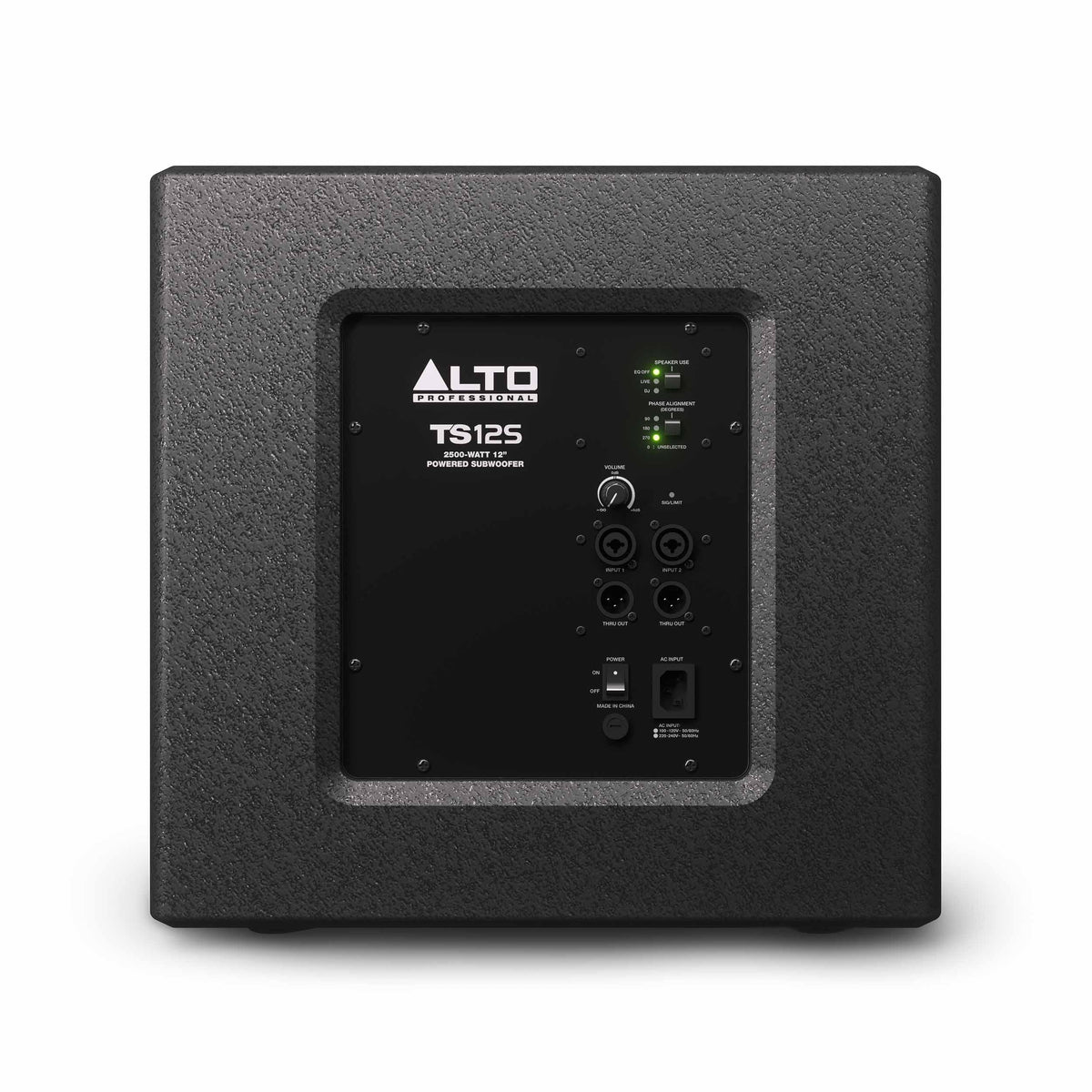 Alto TS12S - 2500-Watt Powered Subwoofer with a 12" Driver.