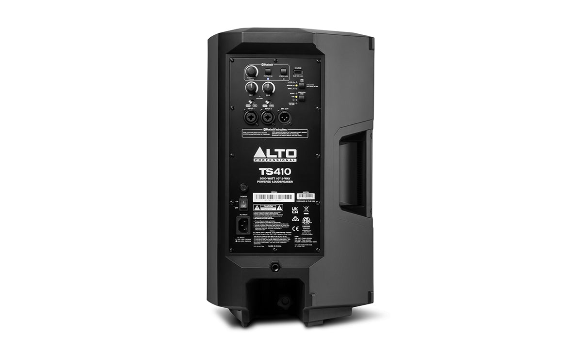 Alto TS410 - 2000-Watt 10-Inch 2-Way Powered Loudspeaker With Bluetooth, DSP & APP Control