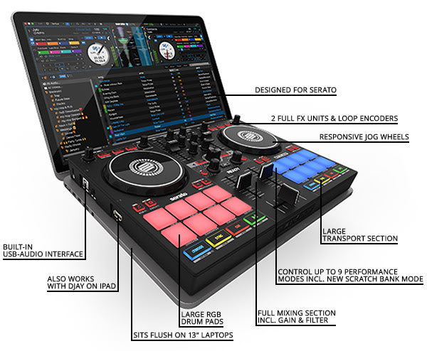 Reloop Ready - Ultra-Portable 13" Serato Performance Controller