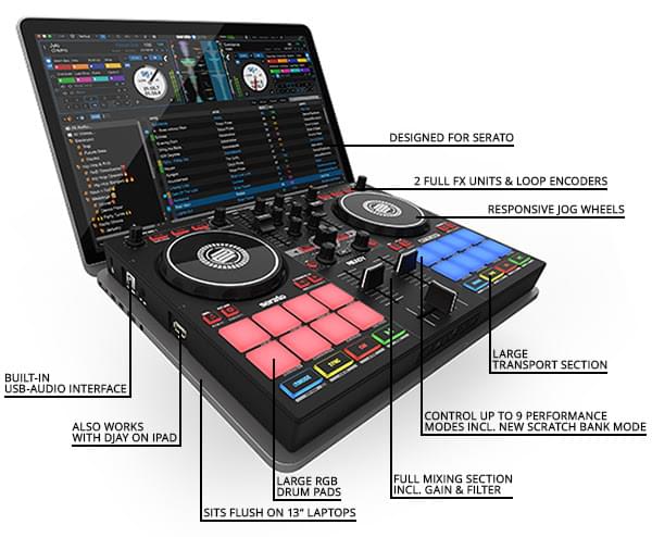 Reloop Ready - Ultra-Portable 13" Serato Performance Controller.