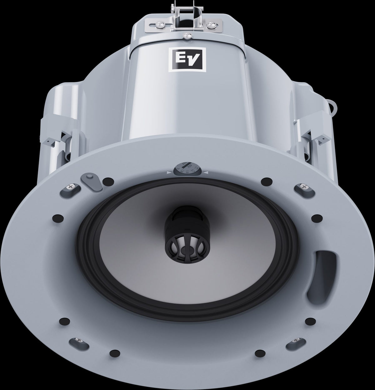 Electro-Voice EVID-EC8.2 - 8" 2-Way Coaxial Ceiling Speaker, Bezel-Less Magnetic Grille, 70/100V, White, Priced Each & Sold In Pairs