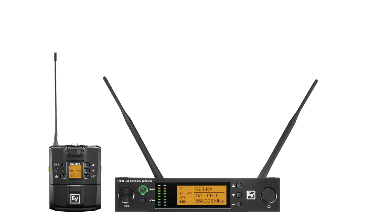 Electro-Voice RE3-BPNID - UHF Wireless Bodypack System, no mic