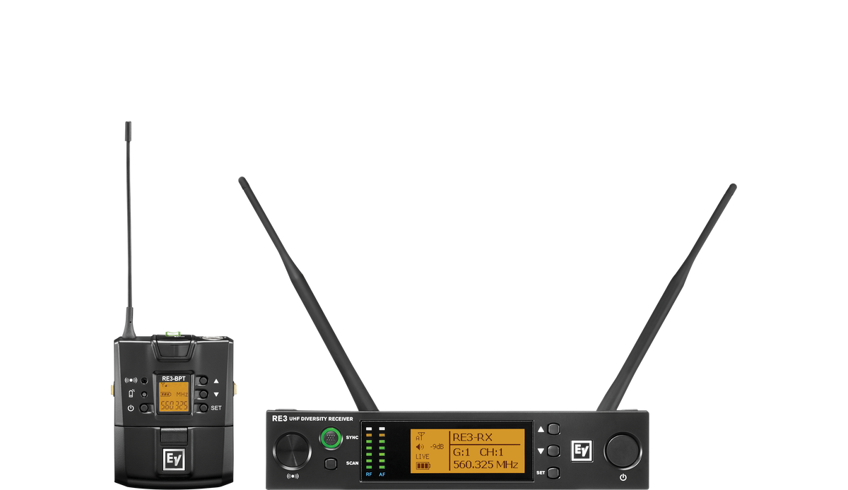 Electro-Voice RE3-BPNID - UHF Wireless Bodypack System, no mic