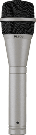 Electro-Voice PL80C - Dynamic SuperCardioid Vocal Microphone, Classic Finish