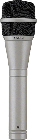 Electro-Voice PL80C - Dynamic SuperCardioid Vocal Microphone, Classic Finish