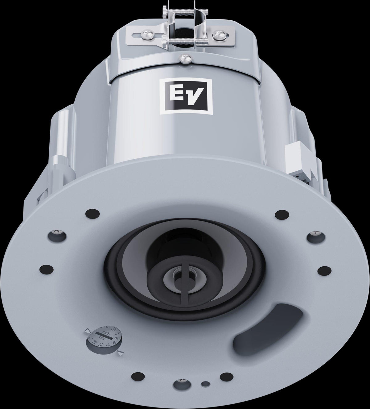 Electro-Voice EVID-EC4.2 - 4" 2-Way Coaxial Ceiling Speaker, Bezel-Less Magnetic Grille, 70/100V, White, Priced Each & Sold In Pairs