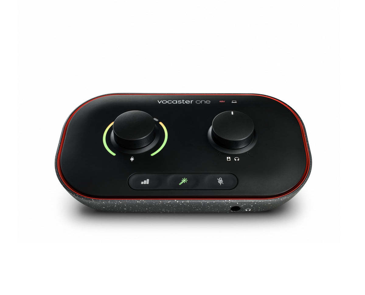 Focusrite Vocaster One - The Podcast Interface for Solo Content Creators.