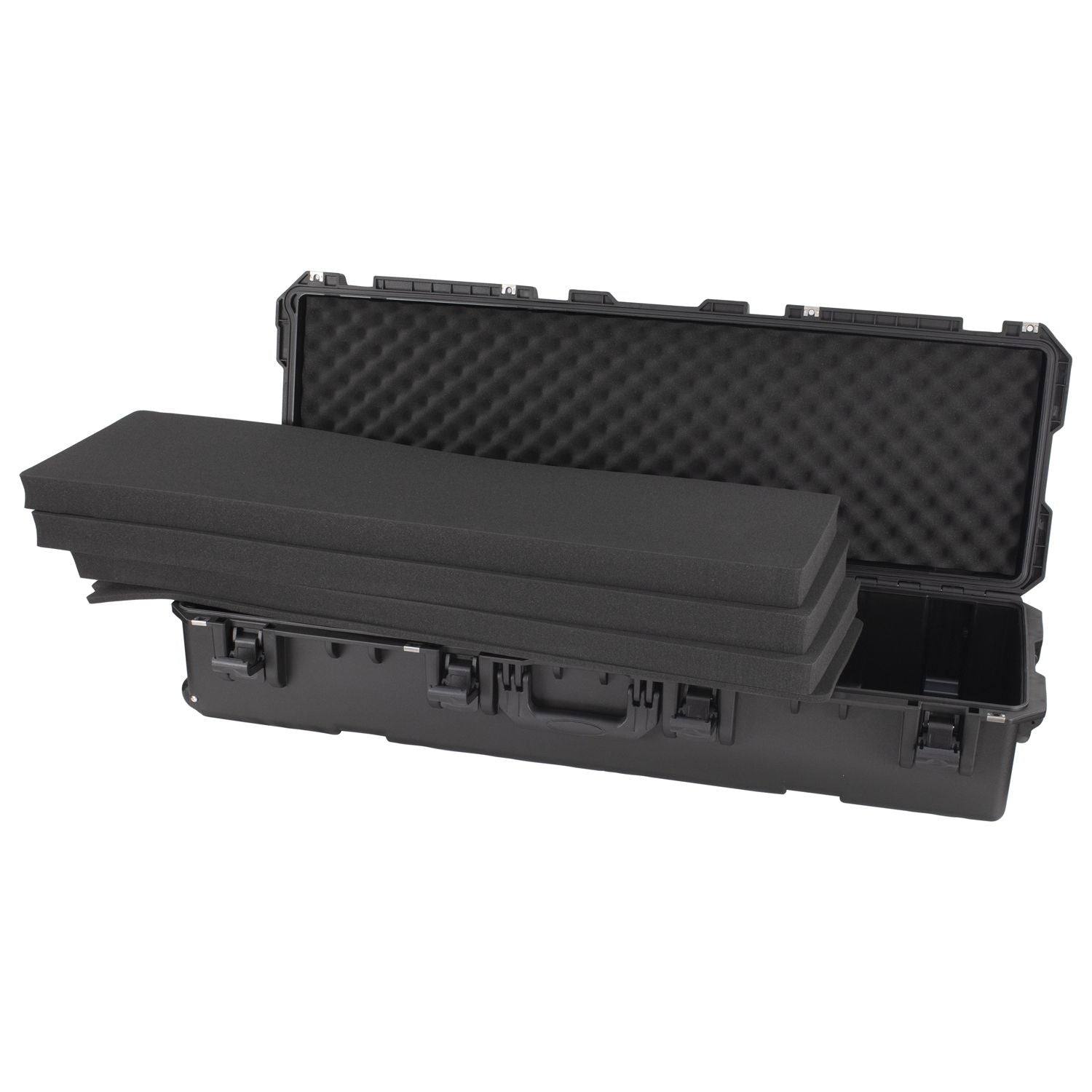 Odyssey VU421207W - 42.25" x 12.5" x 6" Bottom Interior Injection-Molded Utility Case with Wheels.