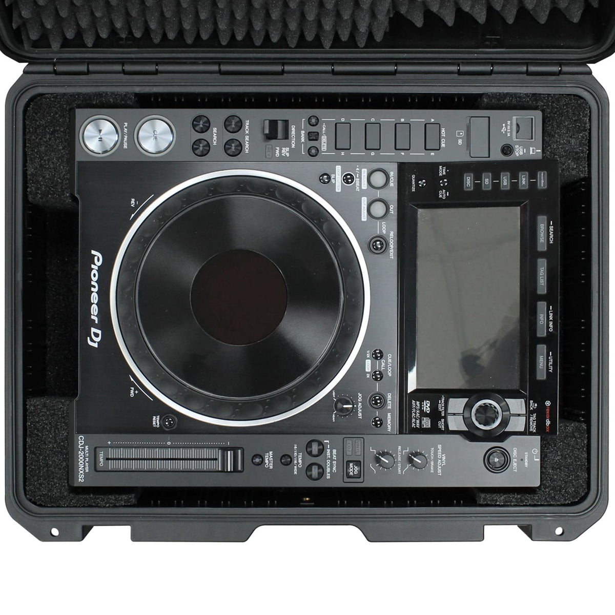 Odyssey VUCDJ2000NXS2 - Pioneer DJ CDJ-2000NXS2 Media Player Dustproof and Watertight Carrying Case.